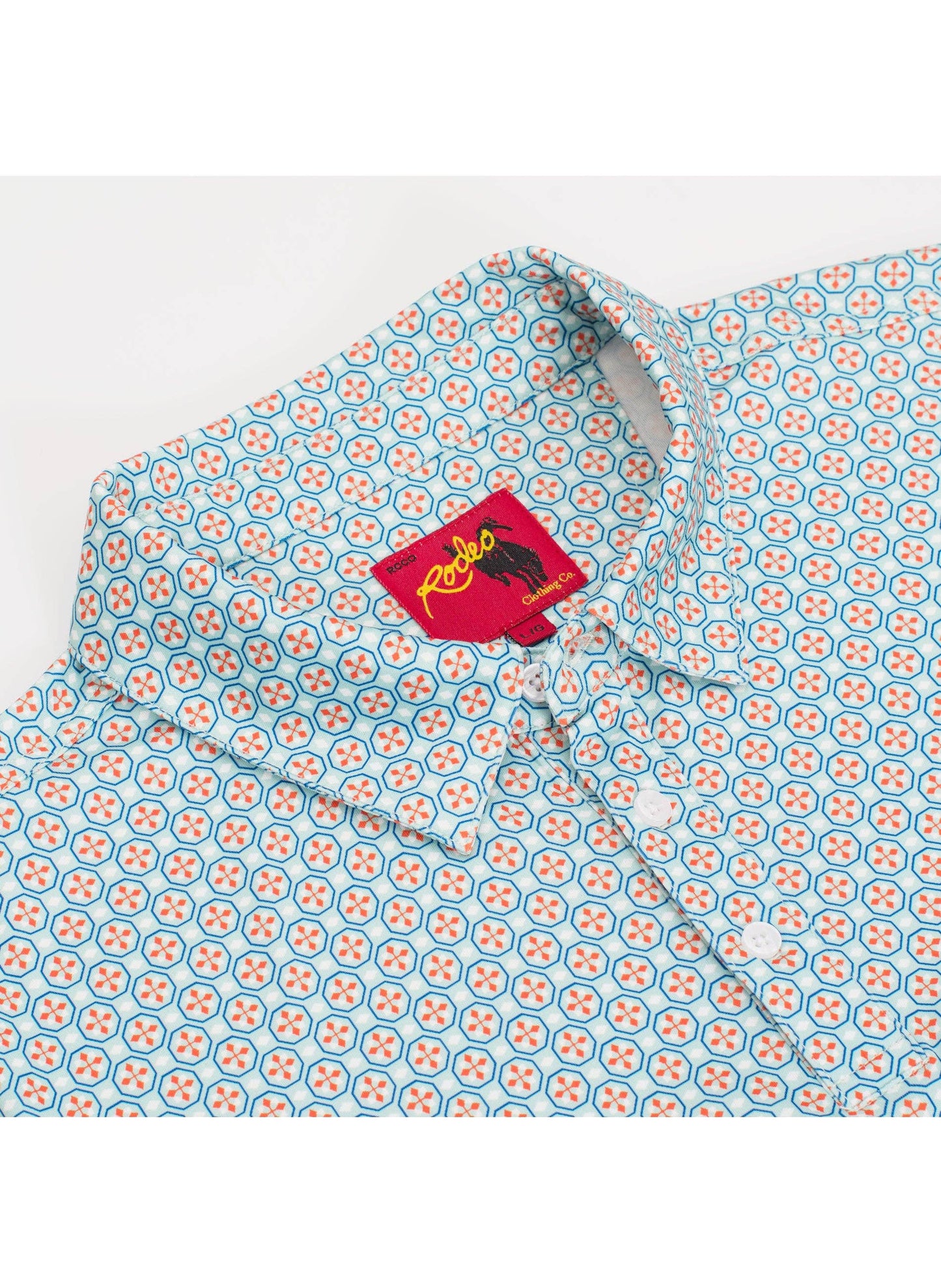 Short Sleeve Modal Printed Polo Shirt