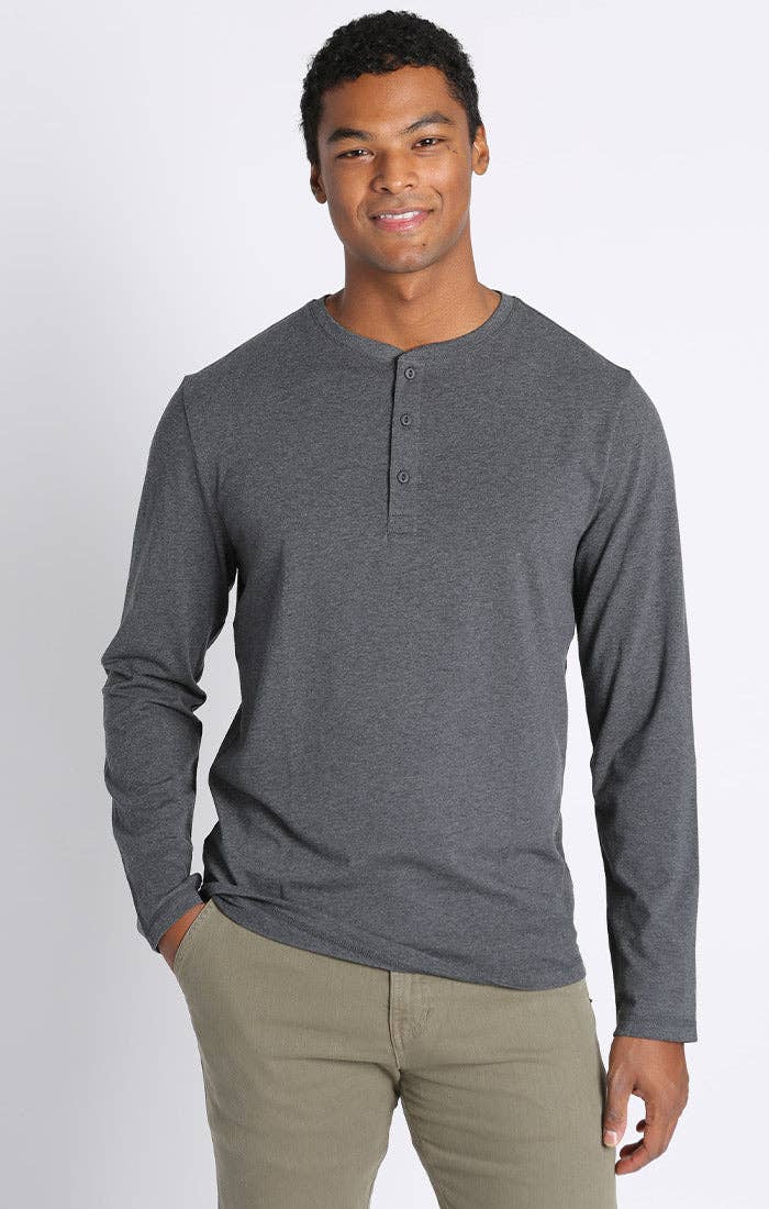 Charcoal Henley