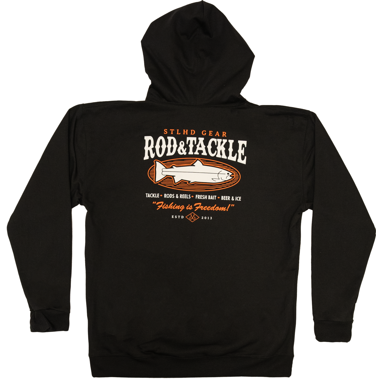 STLHD Men’s Rod and Tackle Premium Hoodie