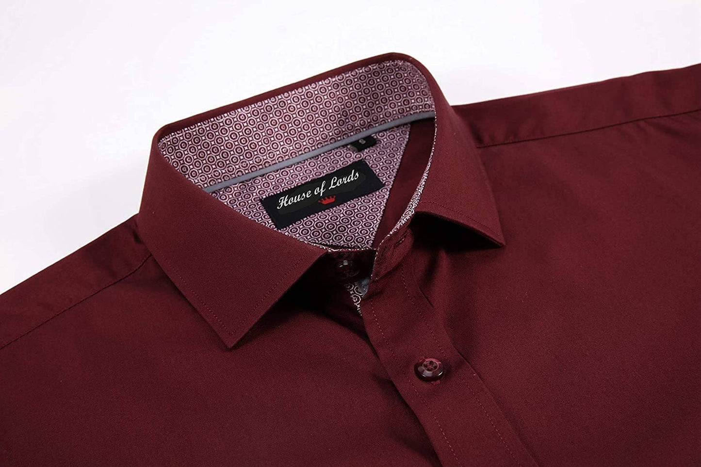 Dress Shirt- BURGUNDY