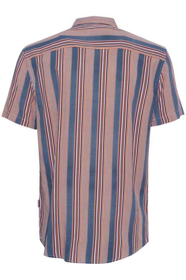 Button-up Viscose Stripe Shirt