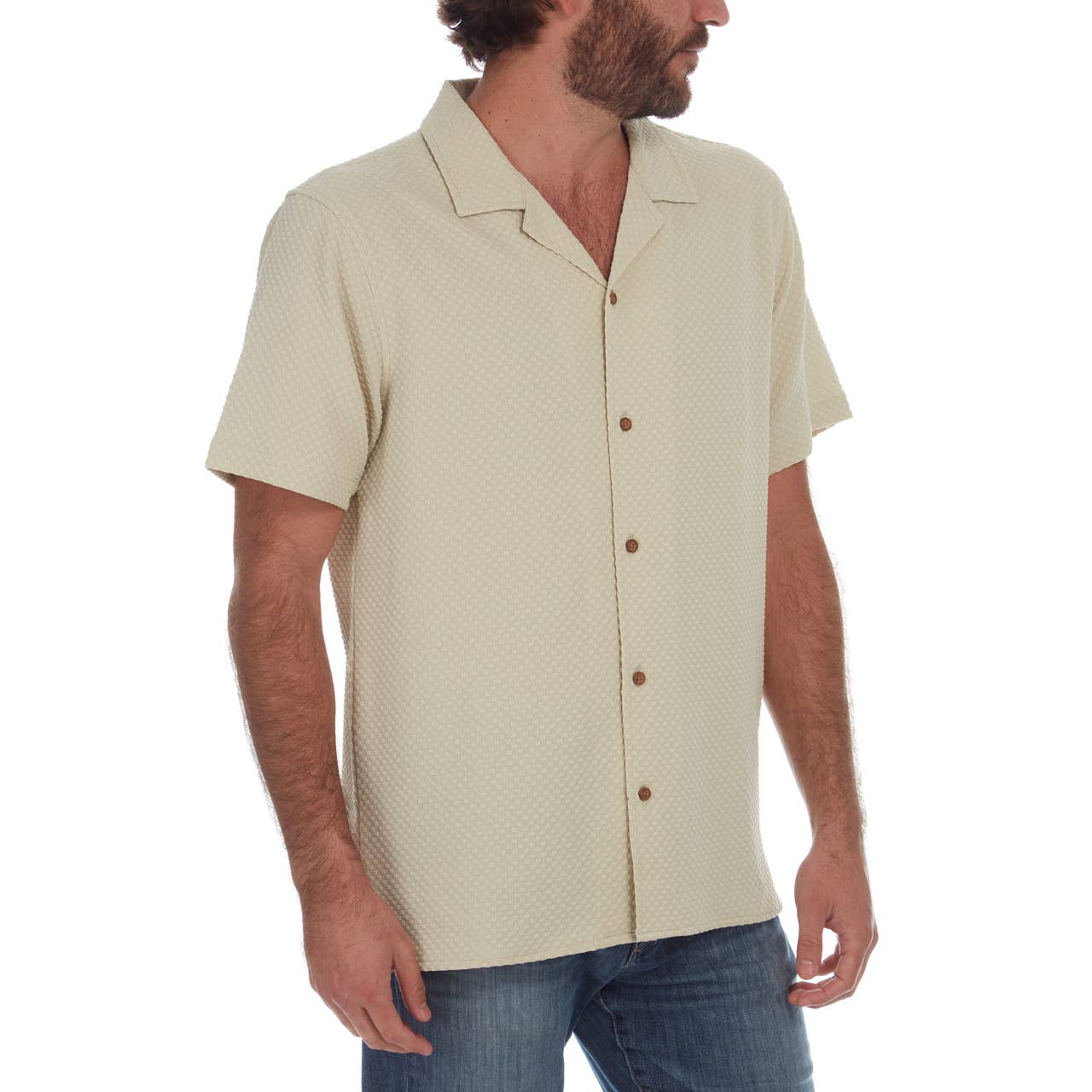 Almond Jaxon Textured Shirt