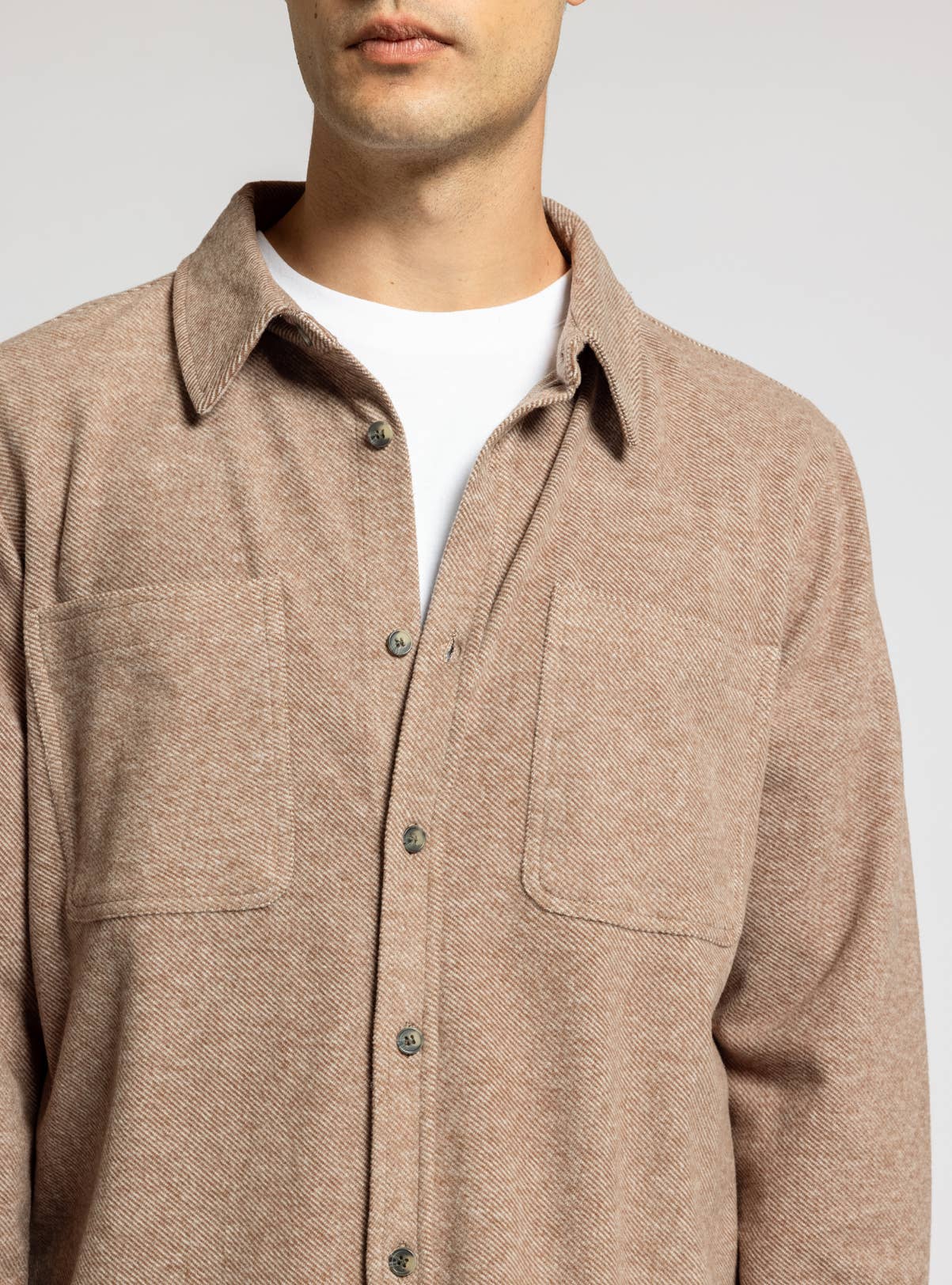 DISCOVERY SHIRT -GREY HEATHER