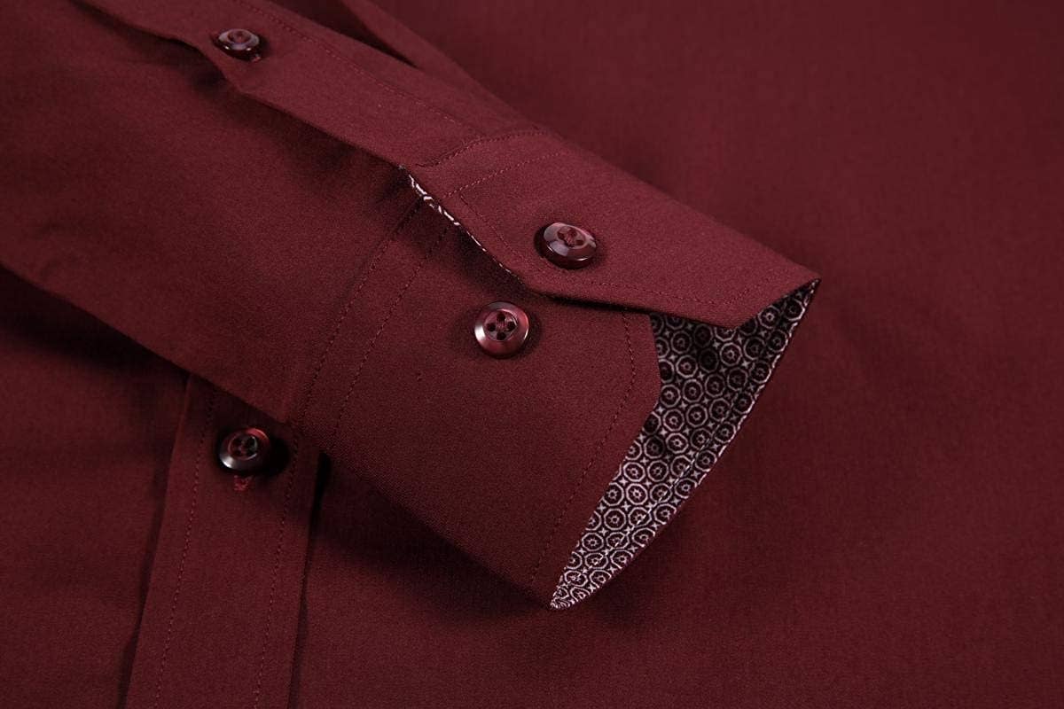 Dress Shirt- BURGUNDY