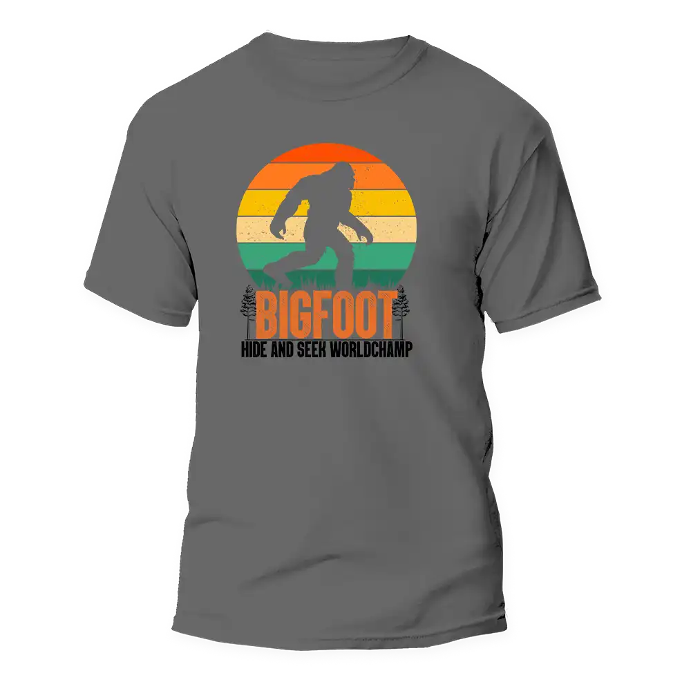Bigfoot Hide And Seek Man T-Shirt
