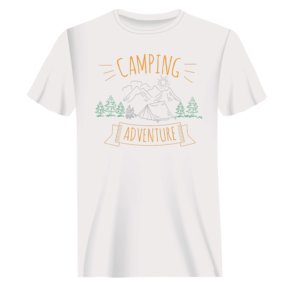 Camping Adventure Man T-Shirt