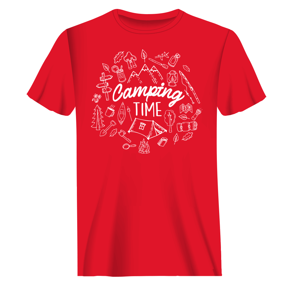 Camping Elements Man T-Shirt