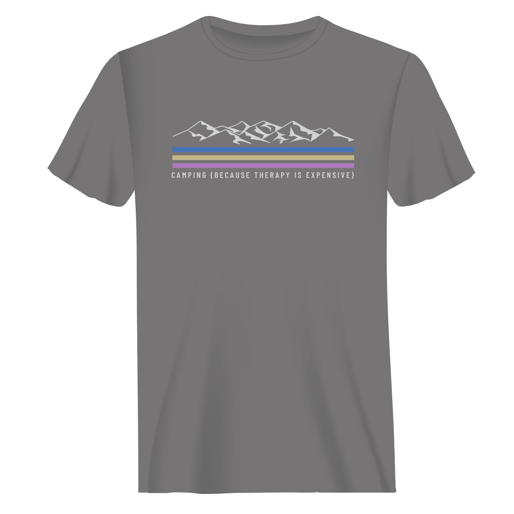 Camping Lines Man T-Shirt