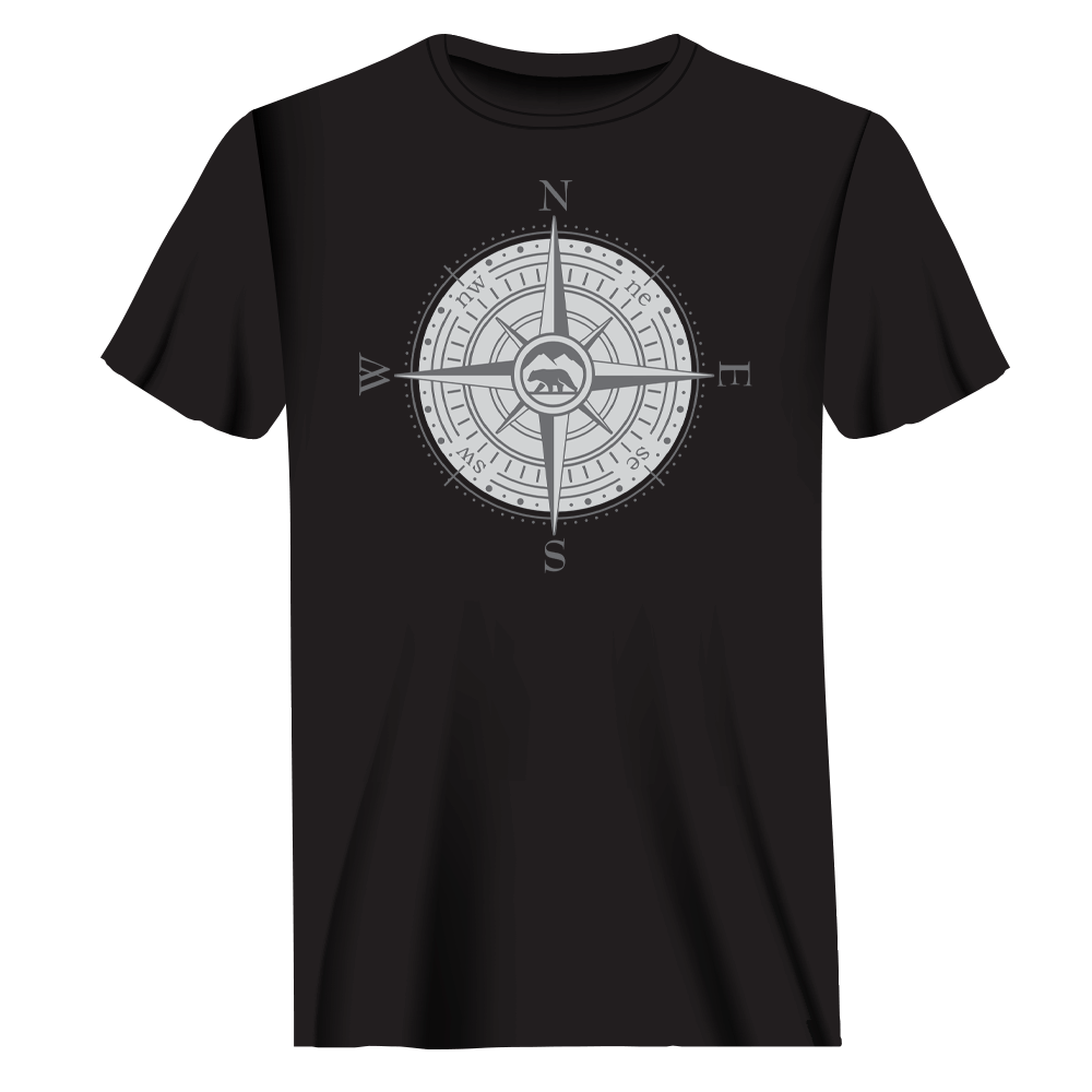 Compass Camping Man T-Shirt