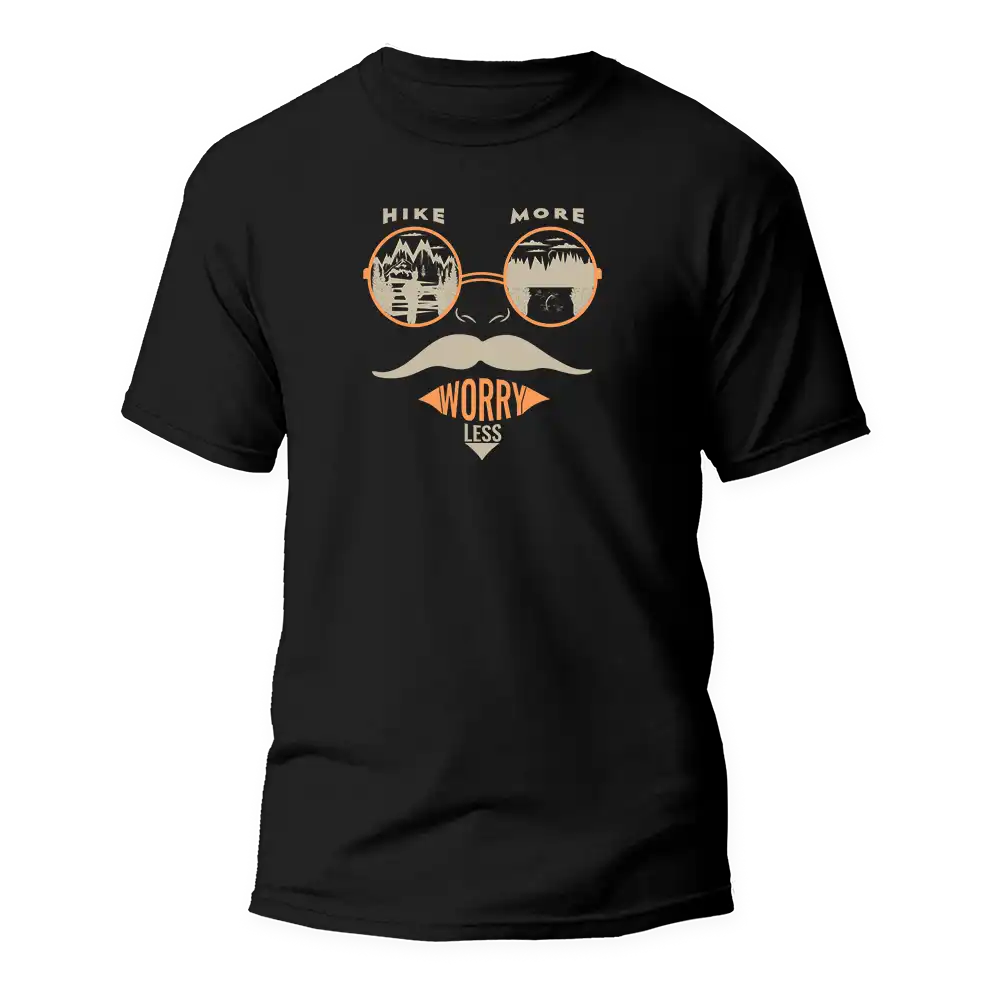 Hike More Worry Less Man T-Shirt