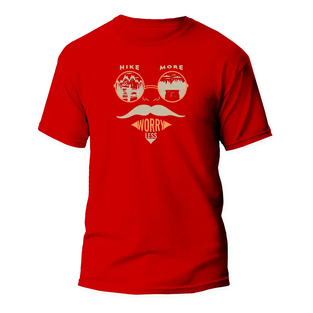 Hike More Worry Less Man T-Shirt