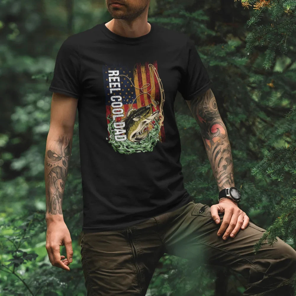 Reel Cool Dad Man T-Shirt