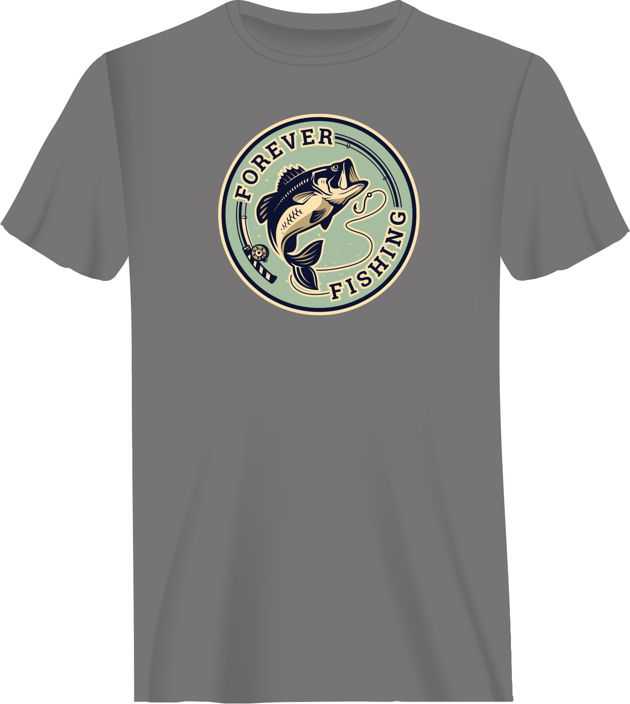Forever Fishing Man T-Shirt