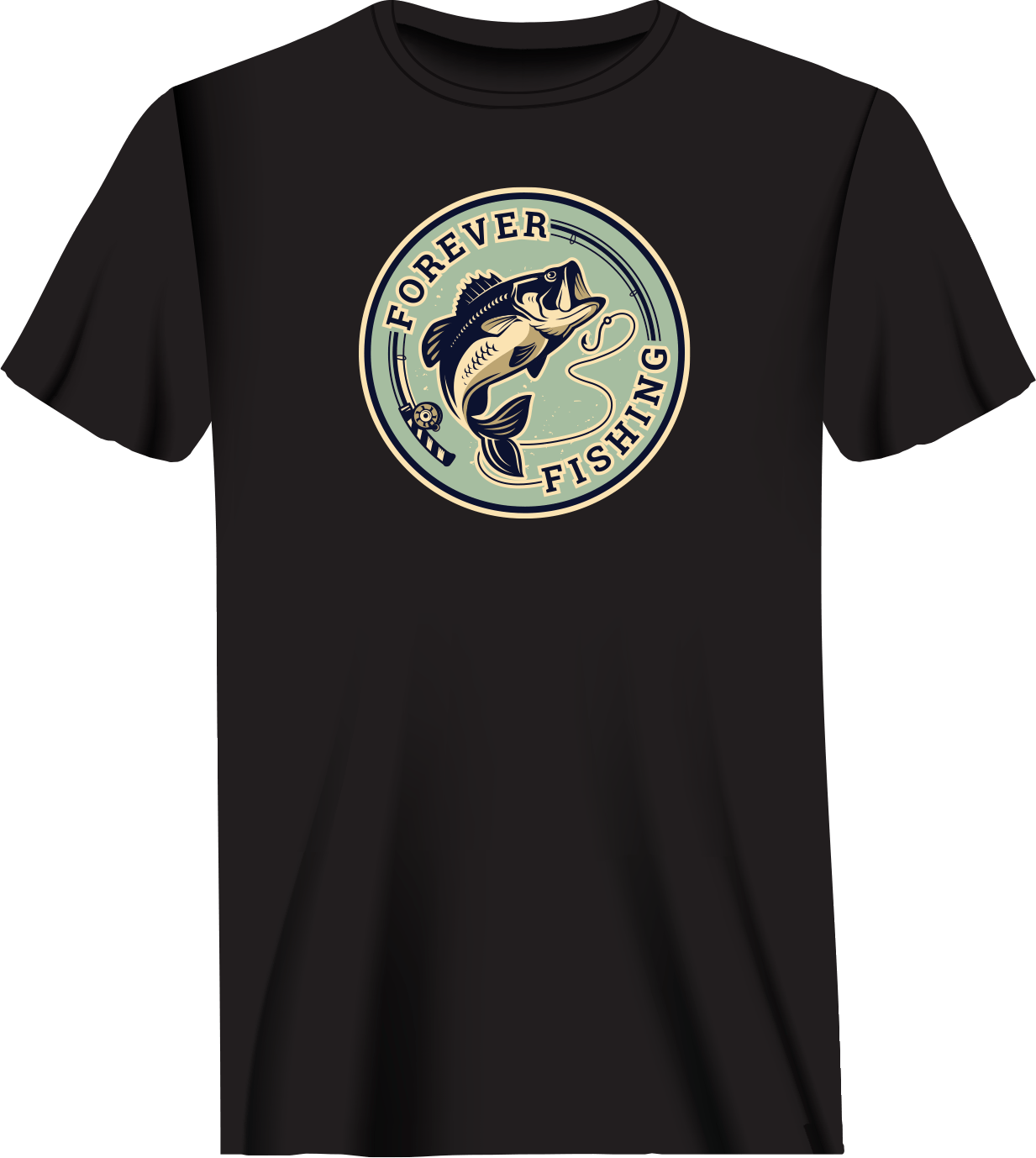 Forever Fishing Man T-Shirt