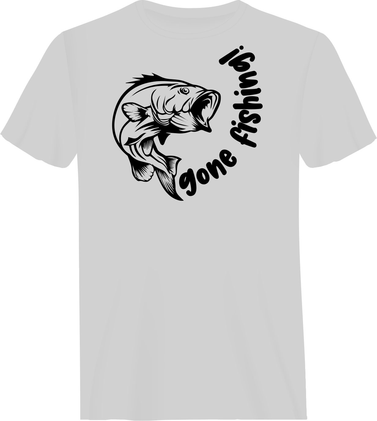 Gone Fishing v1 Man T-Shirt
