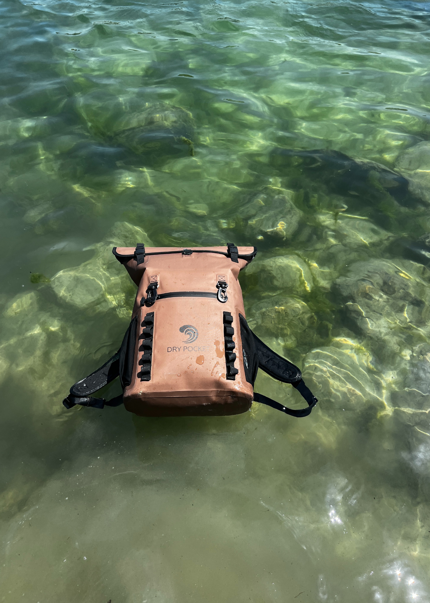 Coyote Brown - 25-Liter, Auto-Sealing, Waterproof, Floating, Scent Proof Dry Bag