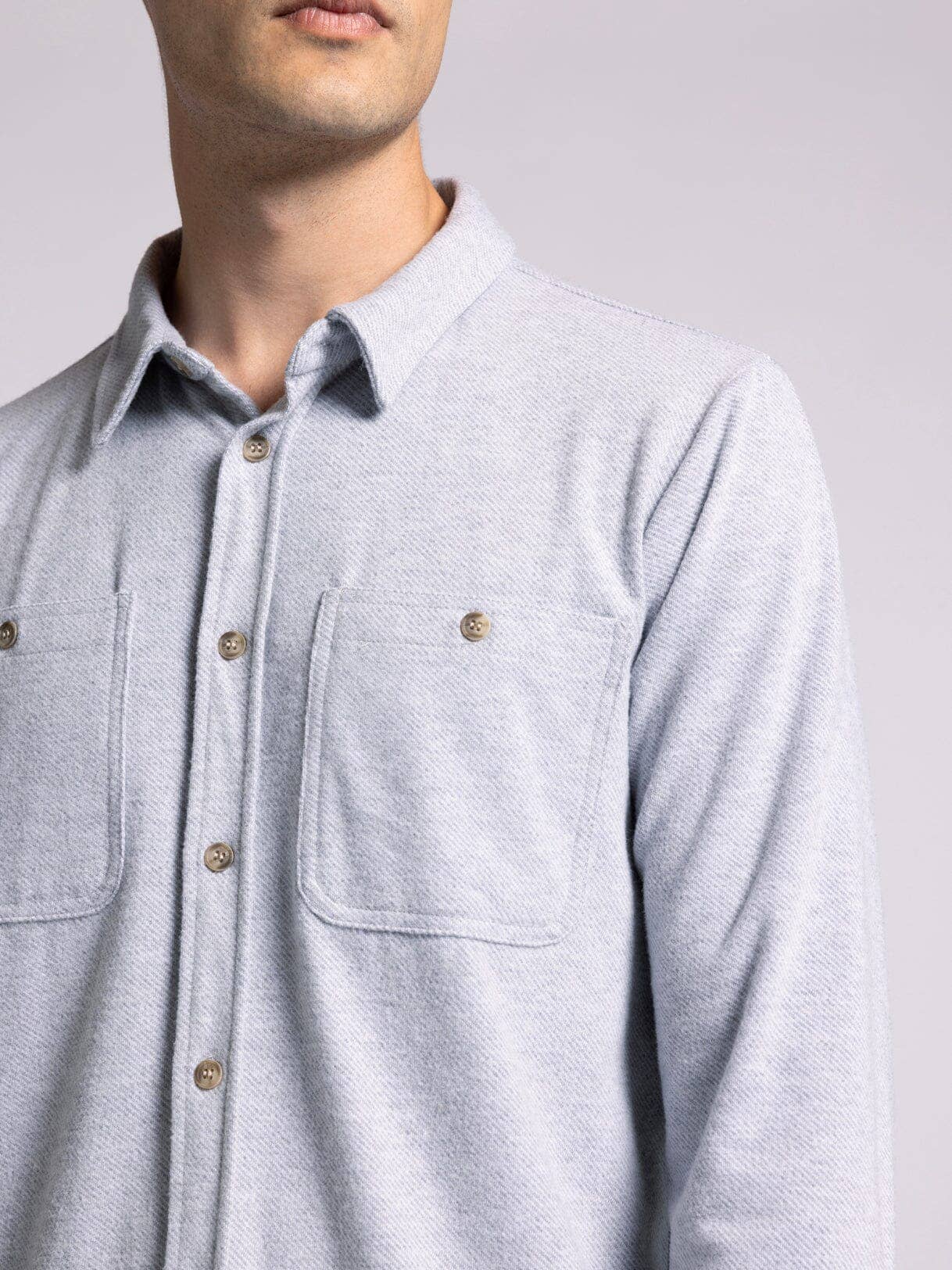 DISCOVERY SHIRT -GREY HEATHER