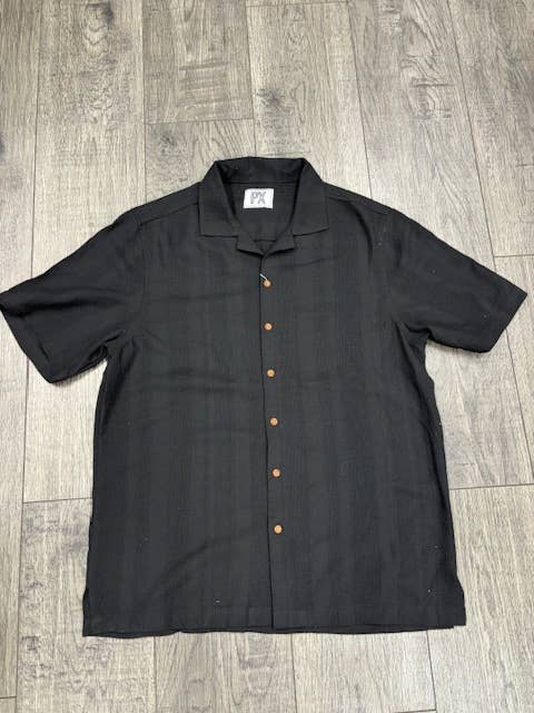 Luis Vertical Stripe Jacquard Shirt