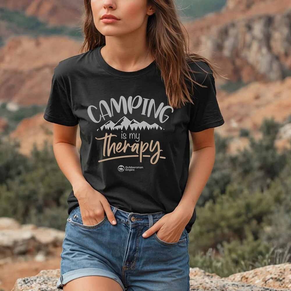 Camping Is My Therapy Unisex T-Shirt