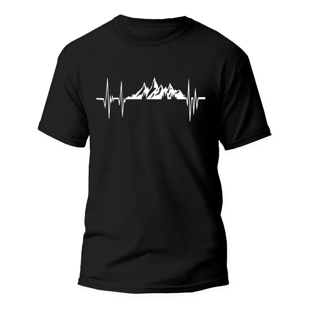 Mountains Heartbeats Unisex T-Shirt
