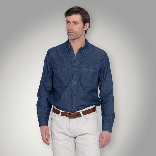 Chicago Club Button Down - Indigo