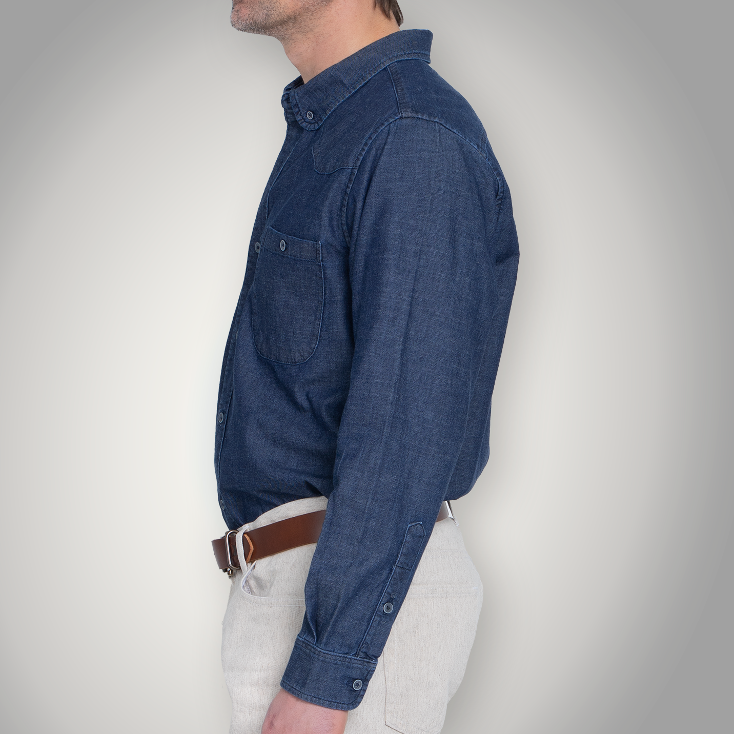 Chicago Club Button Down - Indigo