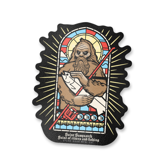 STLHD Saint Sasquatch Sticker - 7" x 5.5"