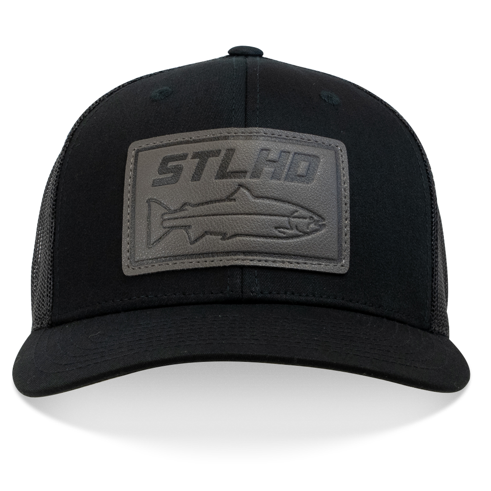 STLHD Tailout Black Snapback Trucker Hat