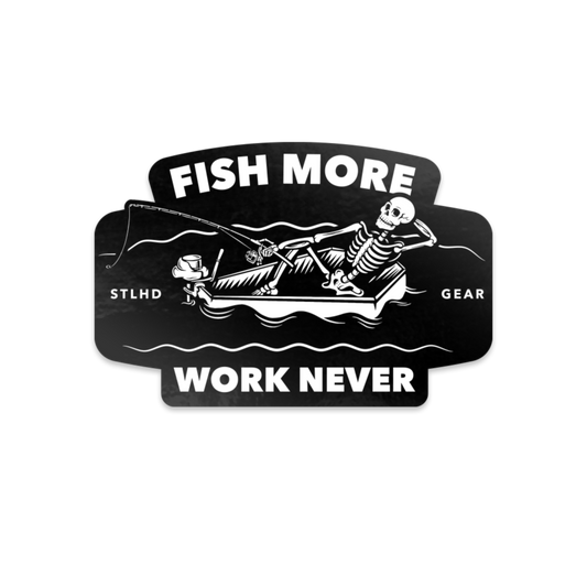 STLHD Fish More Sticker