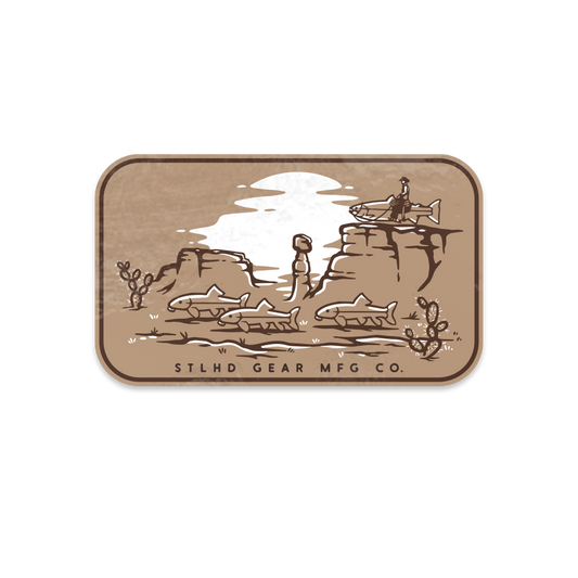 STLHD Trumpet Trout Sticker