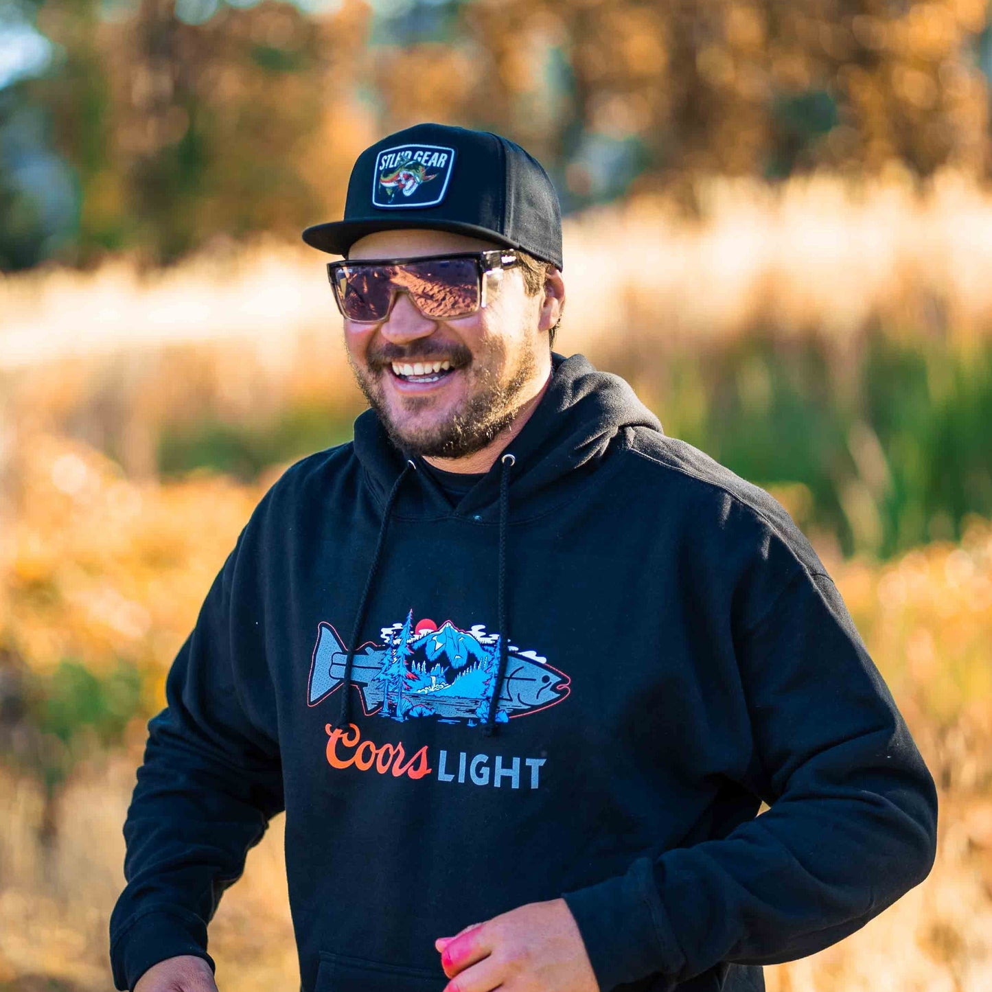 STLHD Men’s X Coors Light Blue Mountains Premium Hoodie