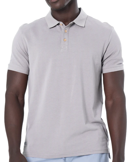 MEN'S S/S 3 BUTTON PIQUE POLO