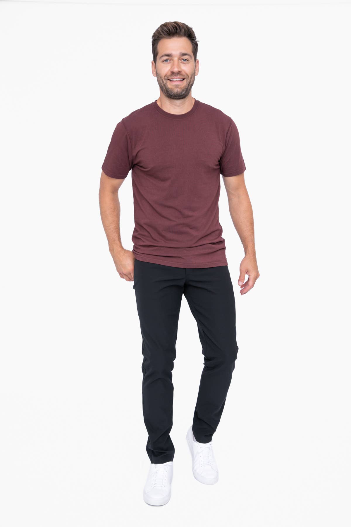 Pima Cotton Blend Short Sleeve Tee