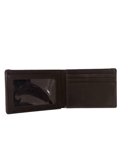 RFID Leather Wallet BROWN