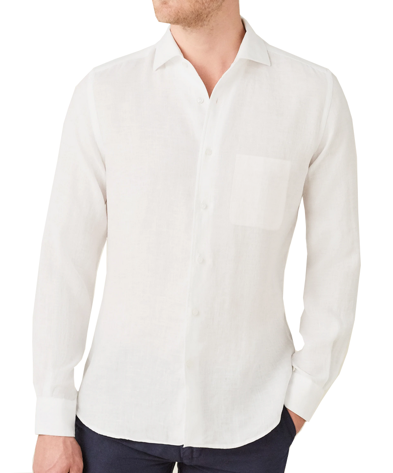 LINEN BLEND L/S SHIRT