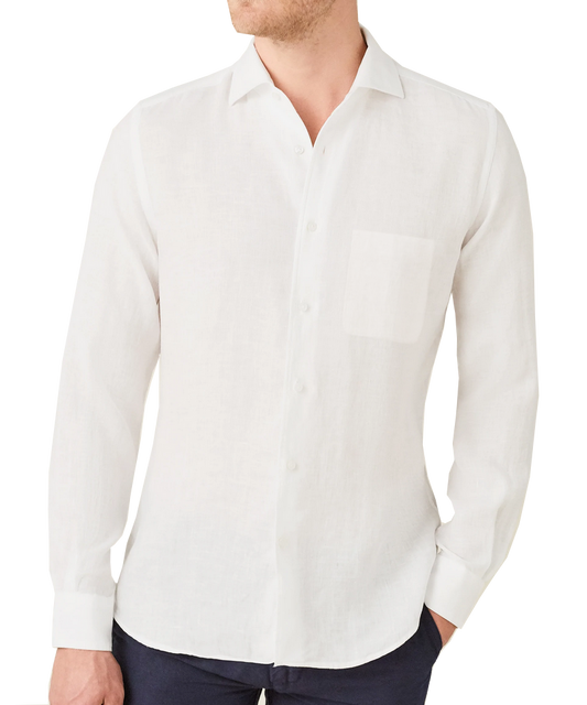 LINEN BLEND L/S SHIRT