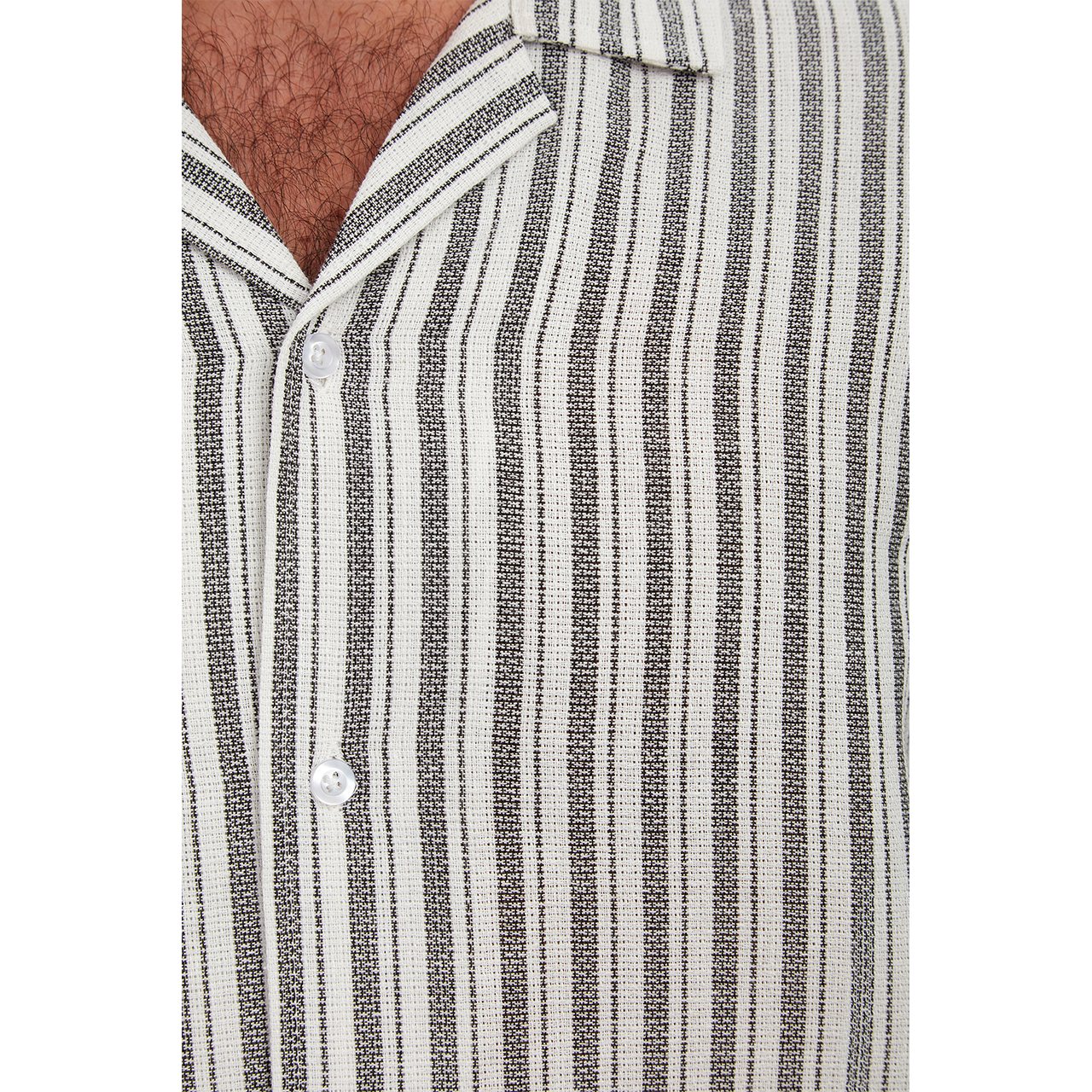 Textured Stripe Resort Shirt