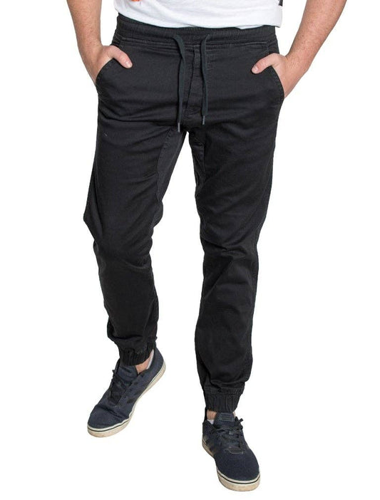 JOGGER TWILL PANTS BLACK