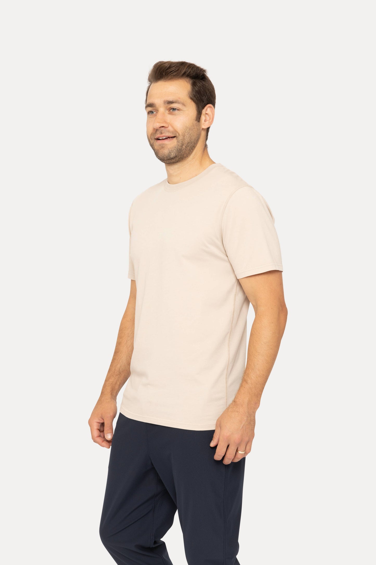 Pima Cotton Blend Short Sleeve Tee