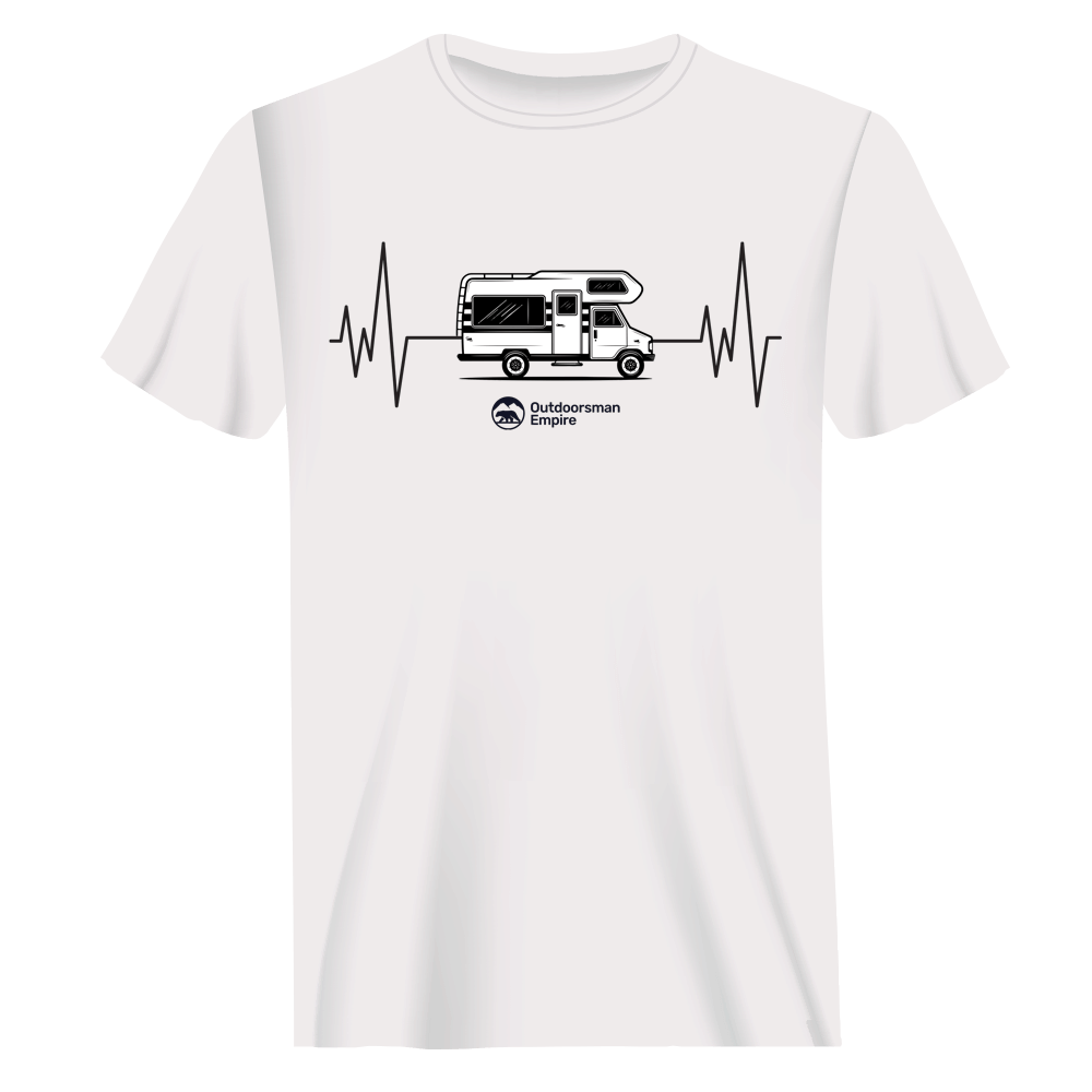 Camping Cardiogram Man T-Shirt