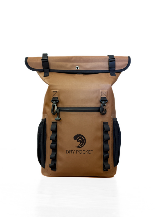 Coyote Brown - 25-Liter, Auto-Sealing, Waterproof, Floating, Scent Proof Dry Bag