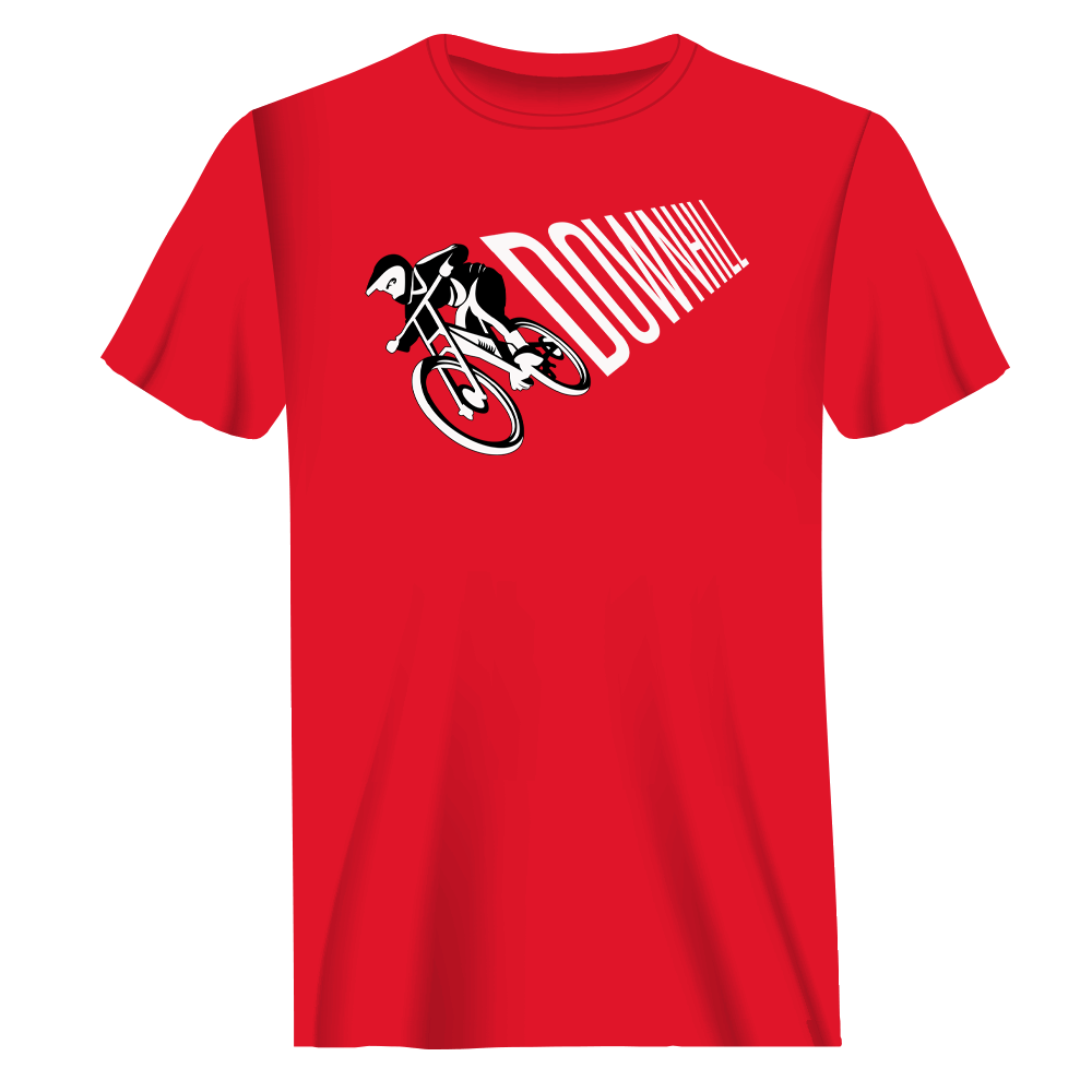 Downhill Cycling Man T-Shirt