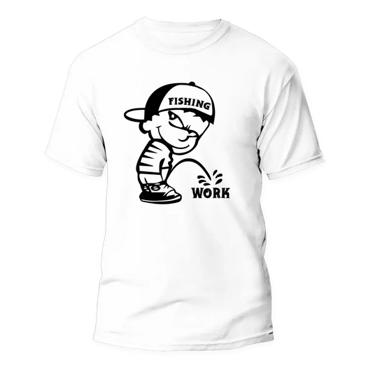 Fishing And Work Man T-Shirt
