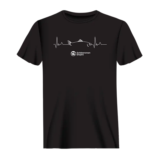 Fishing Cardiogram Man T-Shirt
