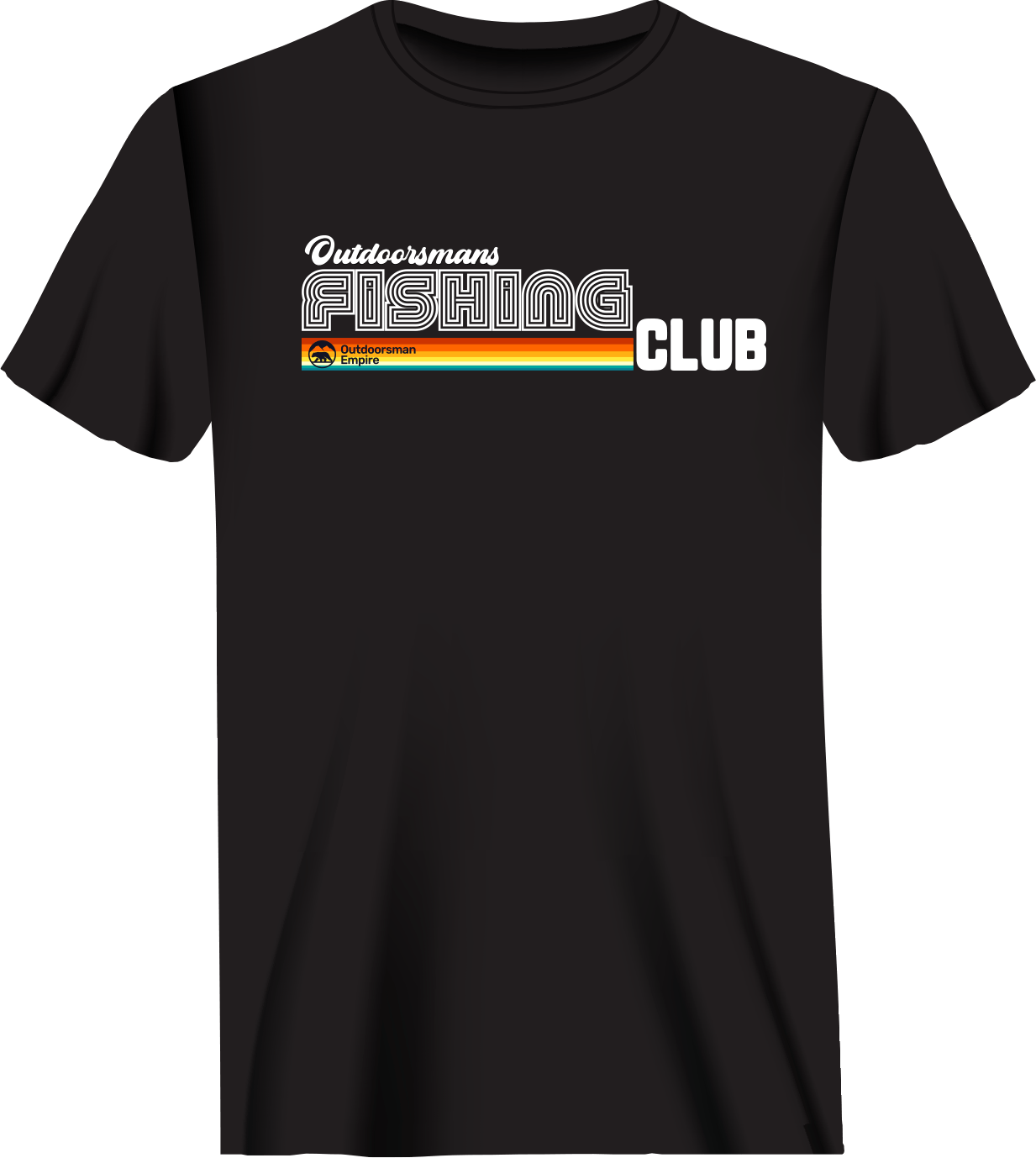 Outdoorsman Fishing Club Disco Man T-Shirt