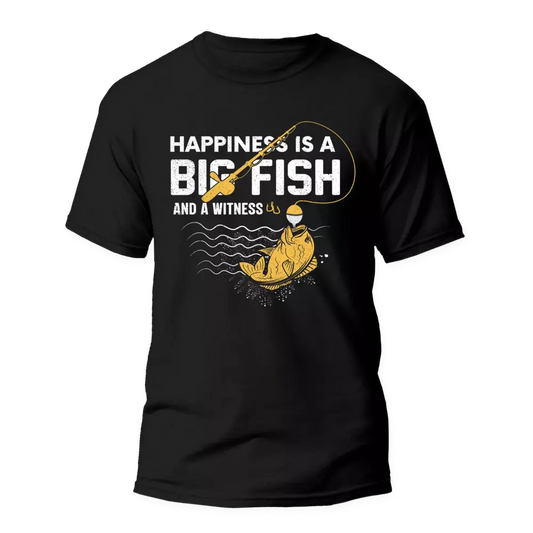 Happiness Is A Big Fish Man T-Shirt