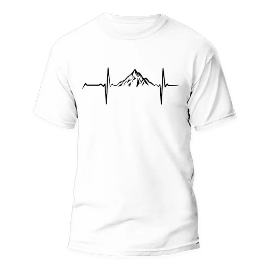 Mountain Hiking Heartbeat Unisex T-Shirt
