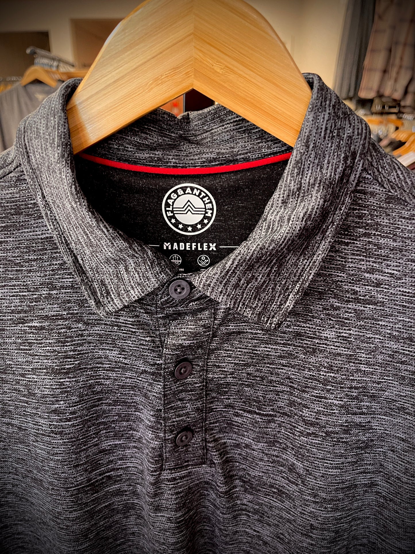 Grey Heather Polo