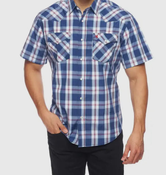 Rodeo Plaid Western Snap Shirt