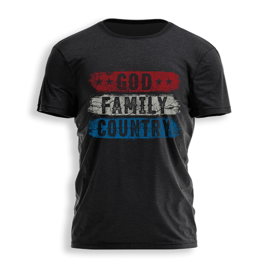 GOD, FAMILY, COUNTRY T-shirt